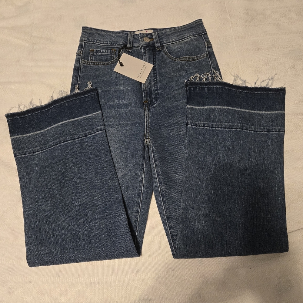 NWT Uniq By Litz Jeans Women's Size 1 Color Blue Style #LP-41058